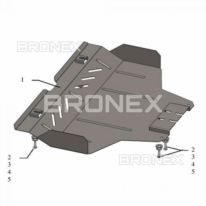 Bronex 101.0759.00 Захист двигуна Bronex стандартна 101.0759.00 для Subaru Forester SF (радіатор) 101075900: Приваблива ціна - Купити в Україні на EXIST.UA!