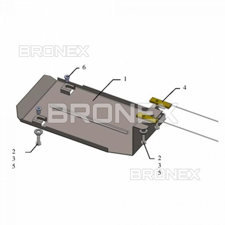 Bronex 101.0653.00 Захист редуктора заднього мостаBronex стандартна 101.0653.00 для Subaru Outback V 101065300: Приваблива ціна - Купити в Україні на EXIST.UA!