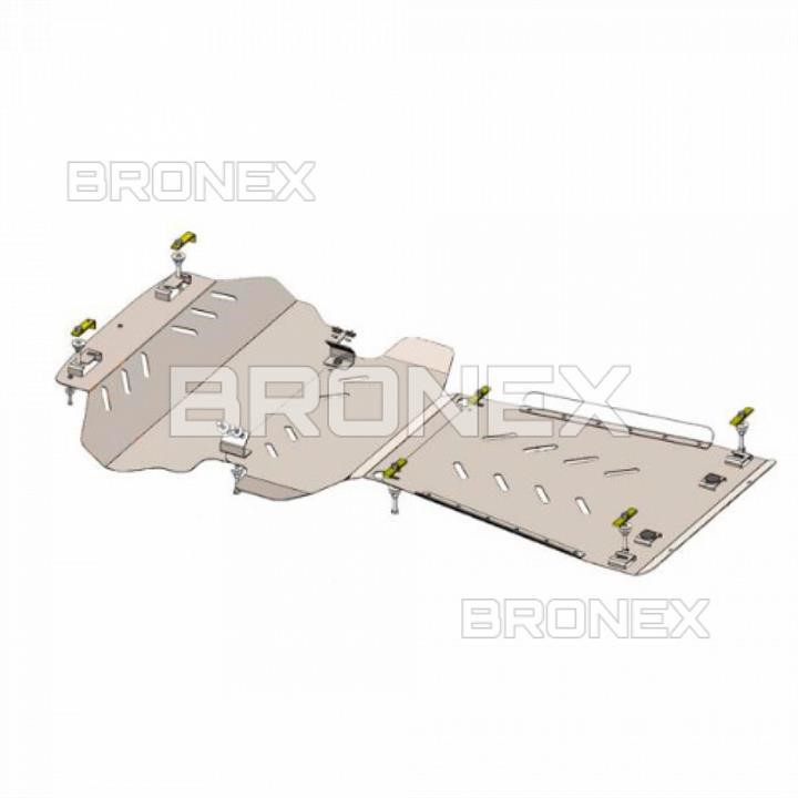 Bronex 101.0804.00 Захист двигуна Bronex стандартна 101.0804.00 для Toyota Sequoia / Tundra (радіатор, КПП) 101080400: Купити в Україні - Добра ціна на EXIST.UA!