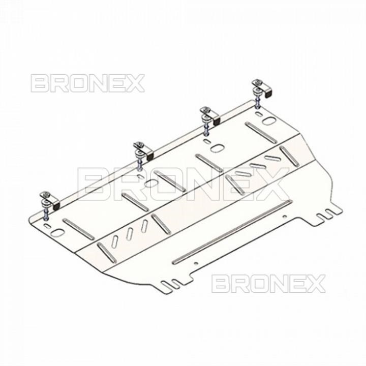 Bronex 101.0940.00 Захист двигуна Bronex стандартна 101.0940.00 для Citroen Opel Crossland X (КПП) 101094000: Купити в Україні - Добра ціна на EXIST.UA!