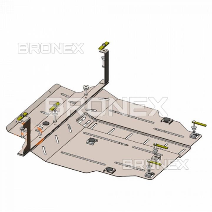 Bronex 101.0807.00 Захист двигуна Bronex стандартна 101.0807.00 для Mitsubishi Outlander XL (КПП) 101080700: Приваблива ціна - Купити в Україні на EXIST.UA!
