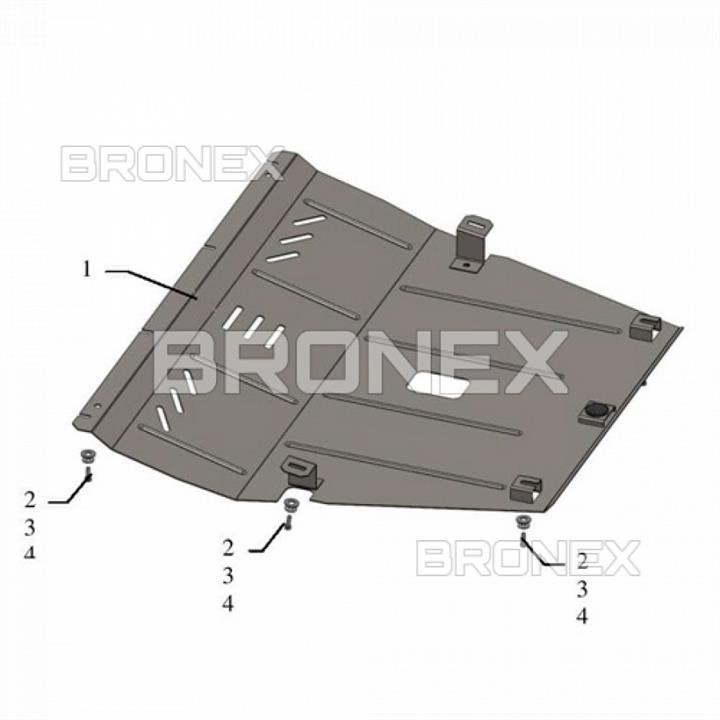 Bronex 102.0590.00 Захист двигуна Bronex преміум 102.0590.00 для Jeep Cherokee (радіатор, КПП) 102059000: Купити в Україні - Добра ціна на EXIST.UA!