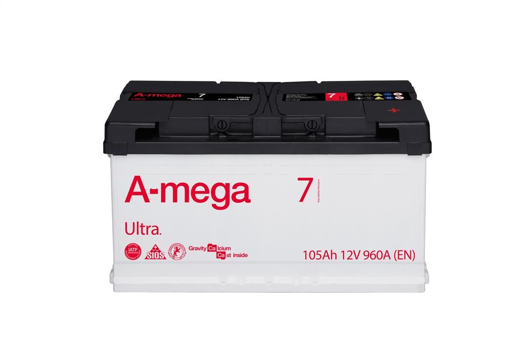 Акумулятор A-Mega Ultra 12В 105Ач 960А(EN) R+ A-Mega AU-105-0