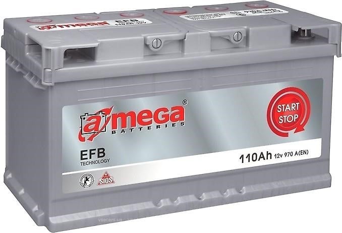 A-Mega EFB-110-0 Акумулятор A-Mega EFB 12В 110Ач 970А(EN) R+ EFB1100: Купити в Україні - Добра ціна на EXIST.UA!