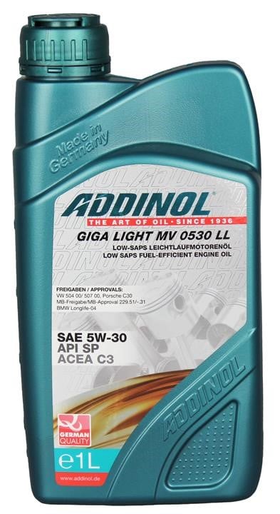 Addinol 4014766072573 Моторна олива Addinol Giga Light MV 0530 LL 5W-30, 1л 4014766072573: Купити в Україні - Добра ціна на EXIST.UA!