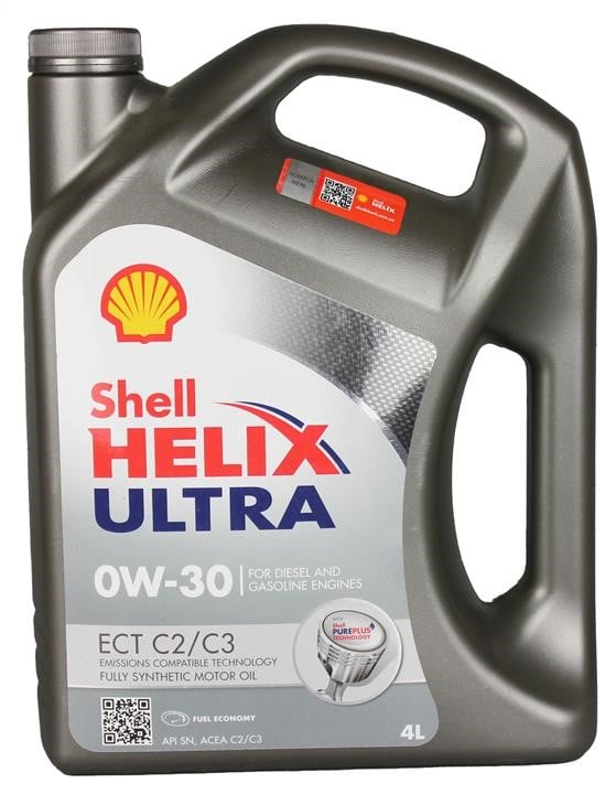 Shell 550042353 Моторна олива Shell Helix Ultra ECT 0W-30, 4л 550042353: Приваблива ціна - Купити в Україні на EXIST.UA!