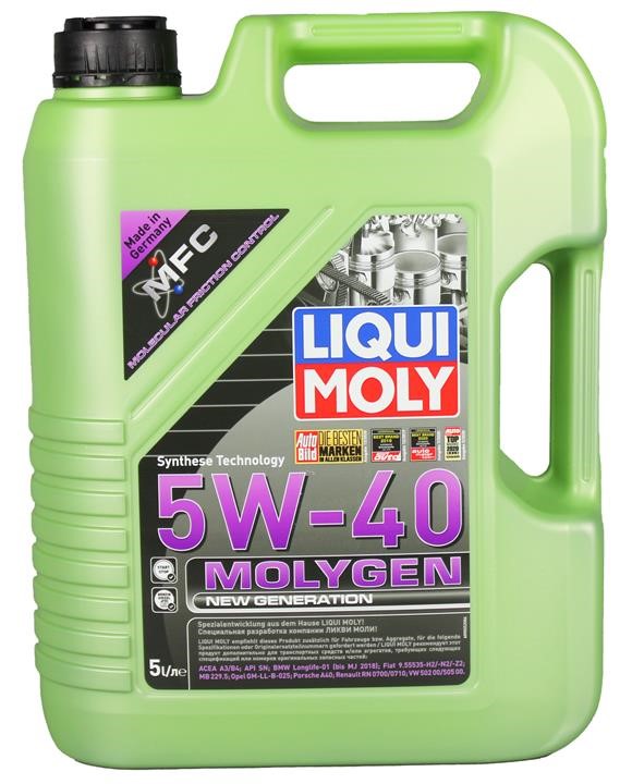 Liqui Moly Моторна олива Liqui Moly Molygen New Generation 5W-40, 5л – ціна 3040 UAH