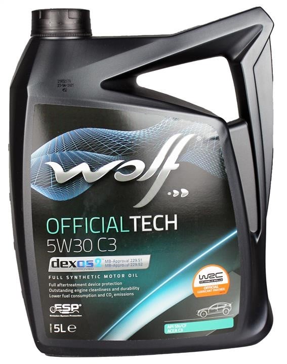 Wolf 8308215 Моторна олива Wolf OfficialTech 5W-30, 5л 8308215: Купити в Україні - Добра ціна на EXIST.UA!
