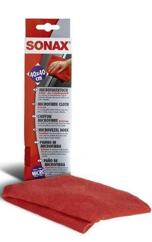 Sonax 416 200 Серветка з мірофібри для полірування кузова 40х40 см 416200: Купити в Україні - Добра ціна на EXIST.UA!