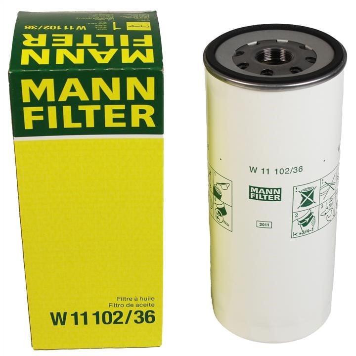 Фільтр масляний Mann-Filter W 11 102&#x2F;36