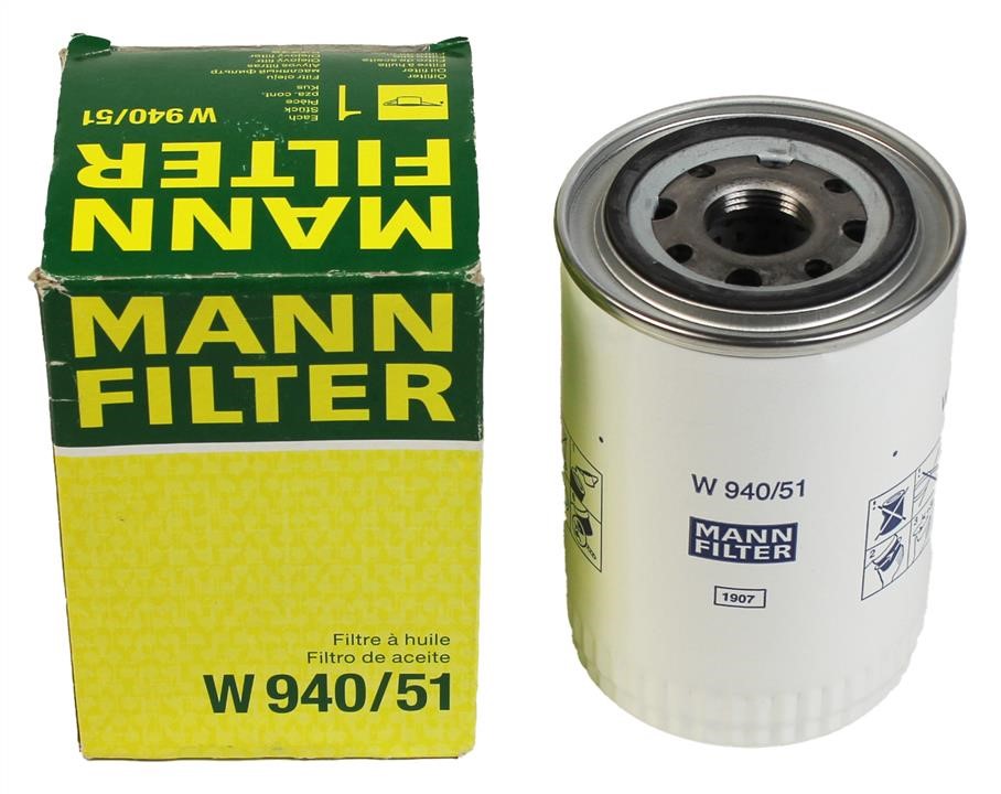 Mann-Filter W 940/51 Фильтр гидравлический W94051: Купить в Украине - Отличная цена на EXIST.UA!