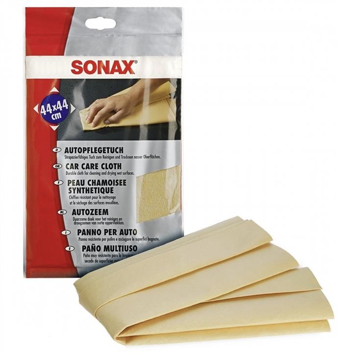 Sonax 419 200 Серветка зі штучної замші 44х44 см 419200: Купити в Україні - Добра ціна на EXIST.UA!