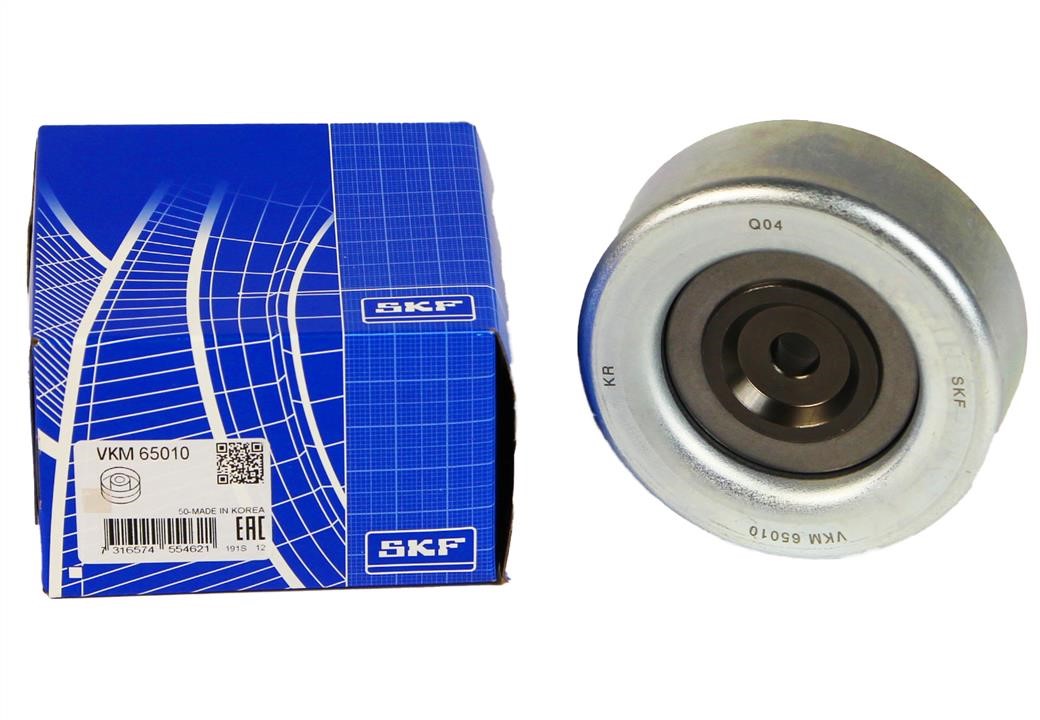 Ролик обводной ремня поликлинового (приводного) SKF VKM 65010