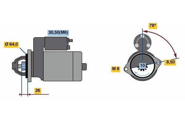 Bosch 0 001 138 029 Стартер 0001138029: Купить в Украине - Отличная цена на EXIST.UA! 0001138029 Bosch Стартер
