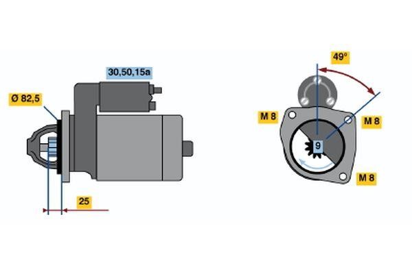 Bosch 0 001 110 027 Стартер 0001110027: Купити в Україні - Добра ціна на EXIST.UA! 0001110027 Bosch Стартер