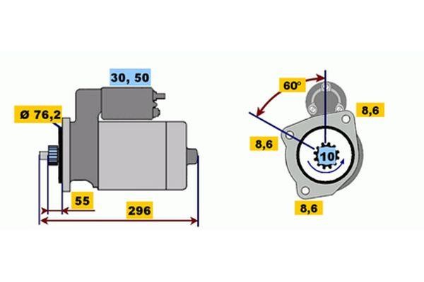 Bosch 0 001 218 116 Стартер 0001218116: Купить в Украине - Отличная цена на EXIST.UA! 0001218116 Bosch Стартер