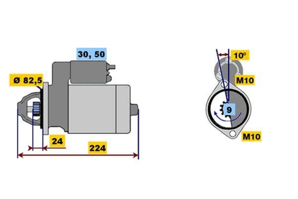 Bosch 0 001 218 130 Стартер 0001218130: Купити в Україні - Добра ціна на EXIST.UA!