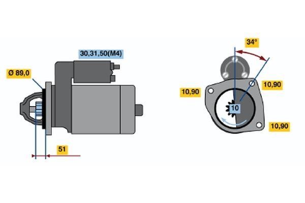 0001368078 Bosch Стартер