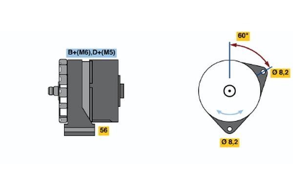 Bosch 0 120 339 537 Генератор 0120339537: Купити в Україні - Добра ціна на EXIST.UA! 0120339537 Bosch Генератор