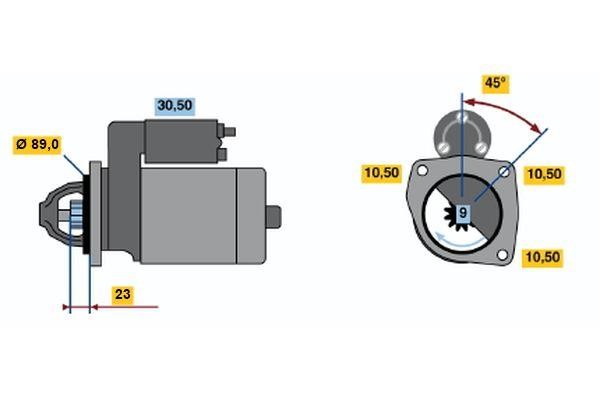 0001109046 Bosch Стартер