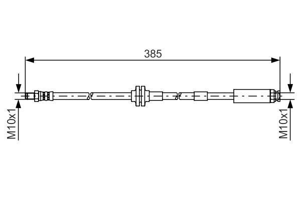 Bosch Тормозной шланг – цена 768 UAH