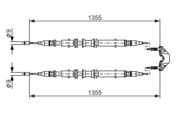 Bosch Трос ручного гальма – ціна 1500 UAH