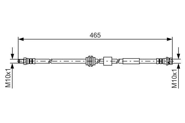 Bosch Тормозной шланг – цена 687 UAH