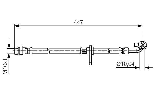 Bosch Тормозной шланг – цена 666 UAH