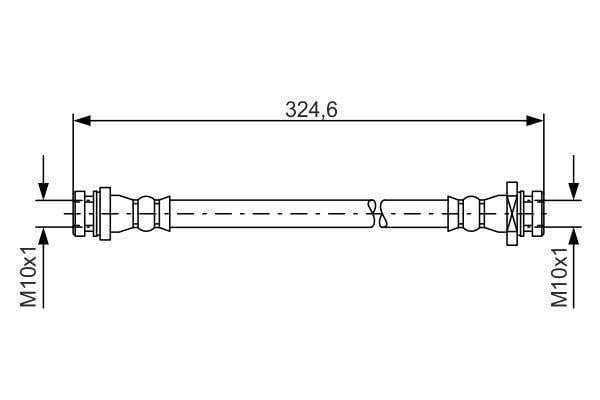 Bosch Тормозной шланг – цена 435 UAH