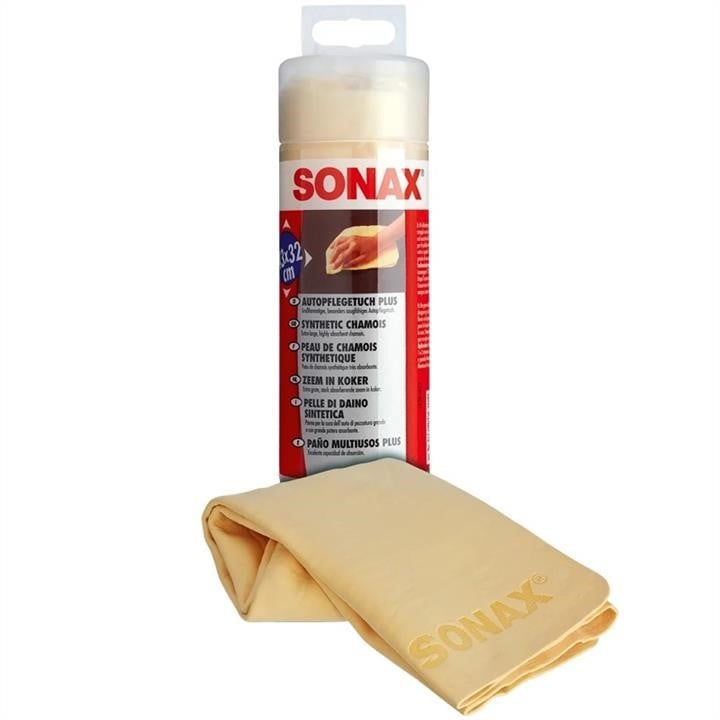 Sonax 417700 Рушник зі штучної замші в тубі, 43x32 см 417700: Купити в Україні - Добра ціна на EXIST.UA!