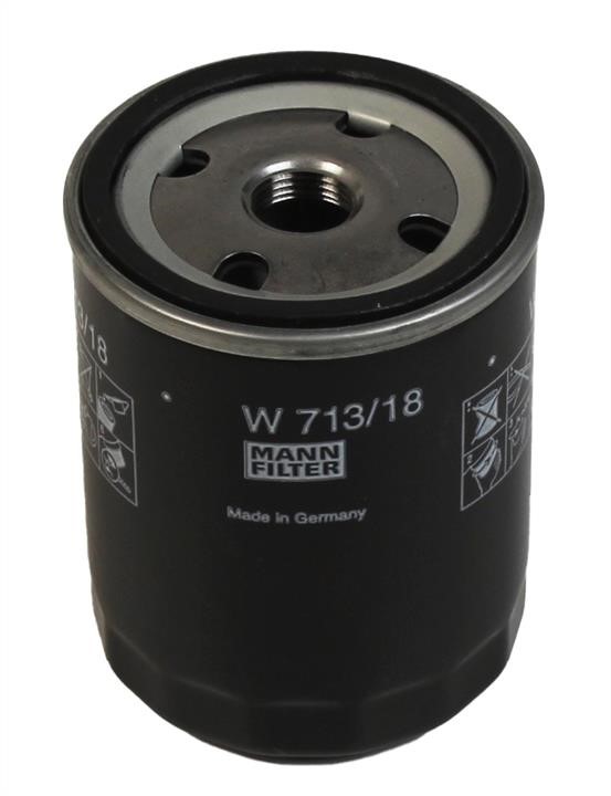 Mann-Filter W 713/18 Фільтр масляний W71318: Купити в Україні - Добра ціна на EXIST.UA!