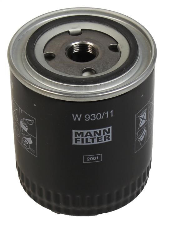 Mann-Filter W 930/11 Фільтр масляний W93011: Купити в Україні - Добра ціна на EXIST.UA!