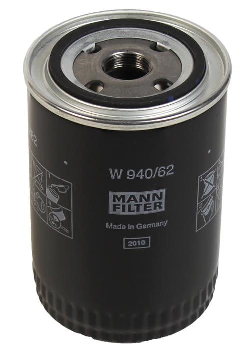 Mann-Filter W 940/62 Фільтр масляний W94062: Купити в Україні - Добра ціна на EXIST.UA!
