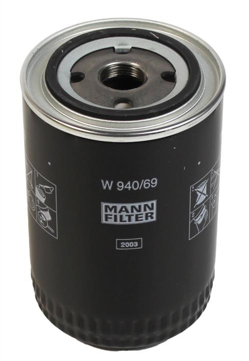 Mann-Filter W 940/69 Фільтр масляний W94069: Купити в Україні - Добра ціна на EXIST.UA!