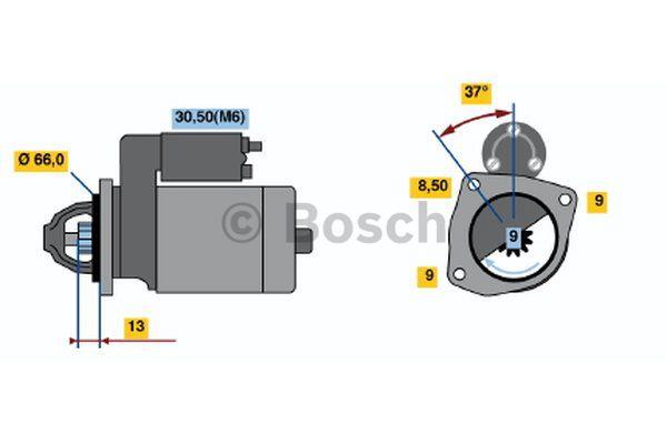 0001107411 Bosch Стартер