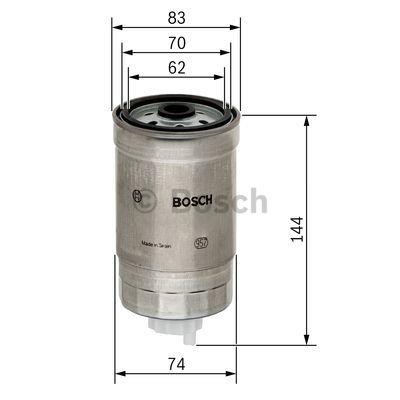 Bosch 1 457 434 192 Фільтр палива 1457434192: Купити в Україні - Добра ціна на EXIST.UA!