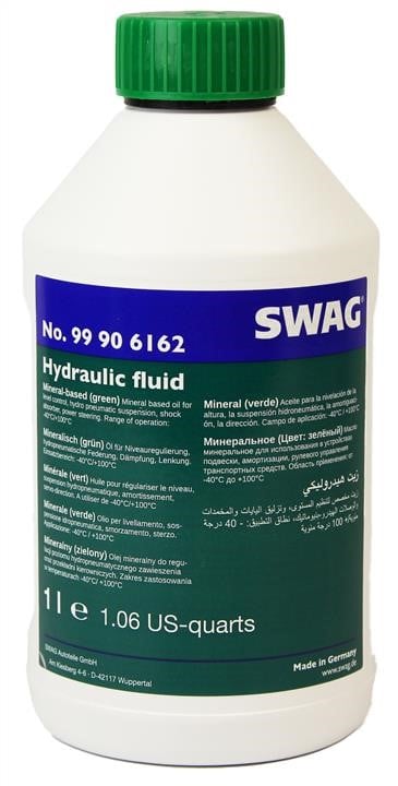 SWAG 99 90 6162 Олива гідравлічна SWAG Central hydraulic fluid, 1 л 99906162: Купити в Україні - Добра ціна на EXIST.UA!