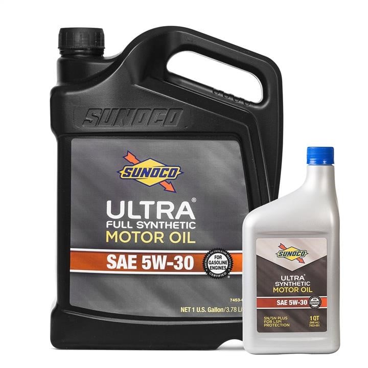 Sunoco 7453-003-001 Набір олив Sunoco Ultra Synthetic 5W-30, 3,78 л + 0,946 л 7453003001: Купити в Україні - Добра ціна на EXIST.UA!