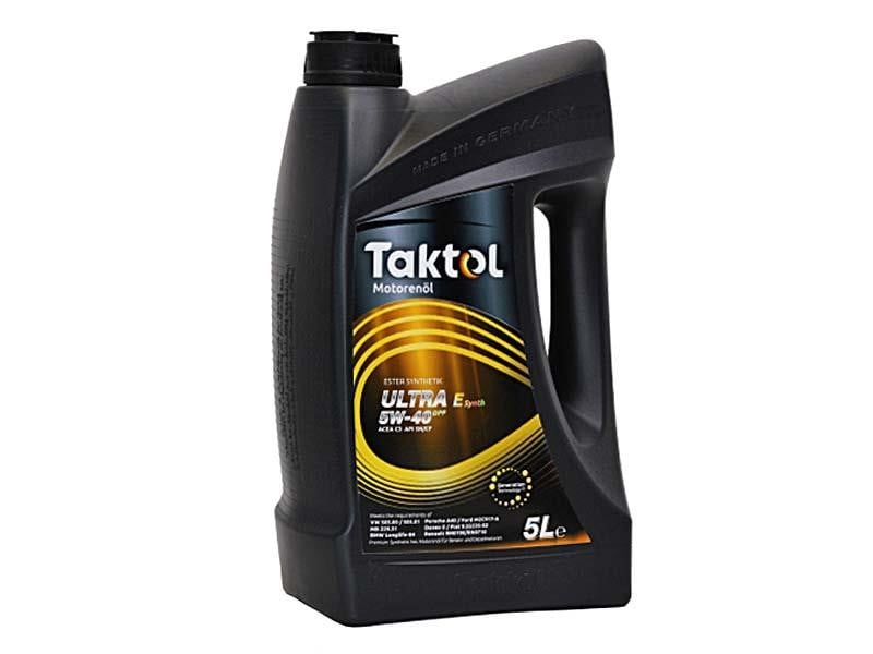 Taktol U0540005 Моторна олива Taktol Ultra E-Synth 5W-40, 5л U0540005: Купити в Україні - Добра ціна на EXIST.UA!