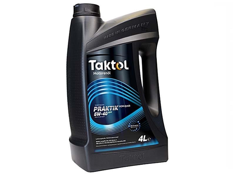 Taktol P0541004 Моторна олива Taktol Praktik HCM-Synth 5W-40, 4л P0541004: Купити в Україні - Добра ціна на EXIST.UA!