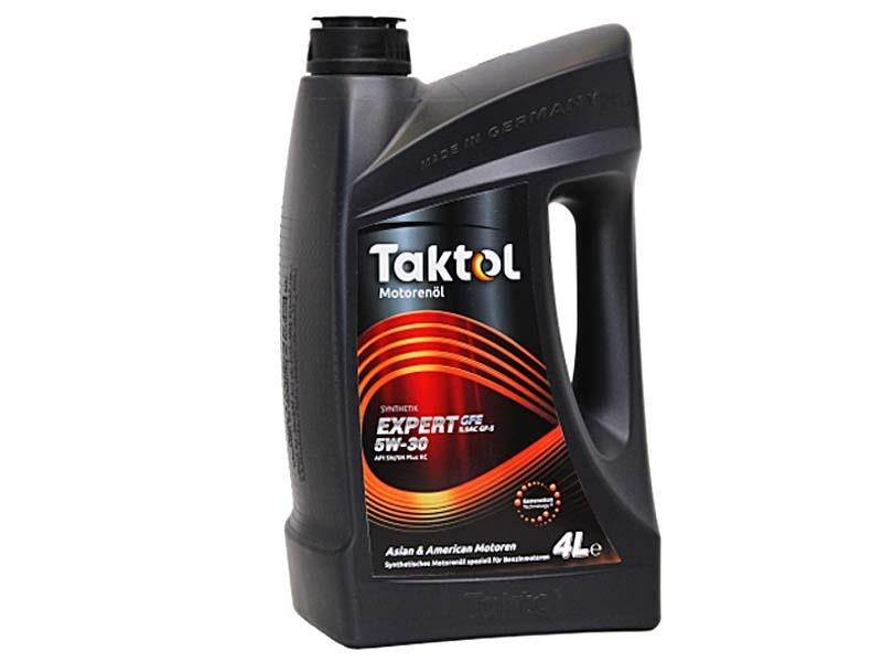 Taktol E0533004 Моторна олива Taktol Expert GFE 5W-30, 4л E0533004: Купити в Україні - Добра ціна на EXIST.UA!