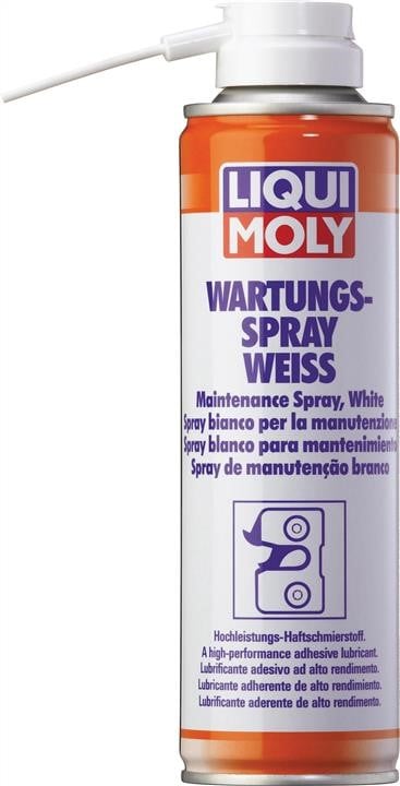 Мастило брудовідштовхуюча біла Liqui Moly Wartungs Spray weiss, 250 мл Liqui Moly 3075