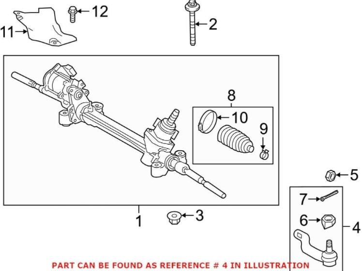 Toyota 45460-49105 Наконечник рулевой тяги 4546049105: Отличная цена - Купить в Украине на EXIST.UA! 4546049105 Toyota Наконечник рулевой тяги