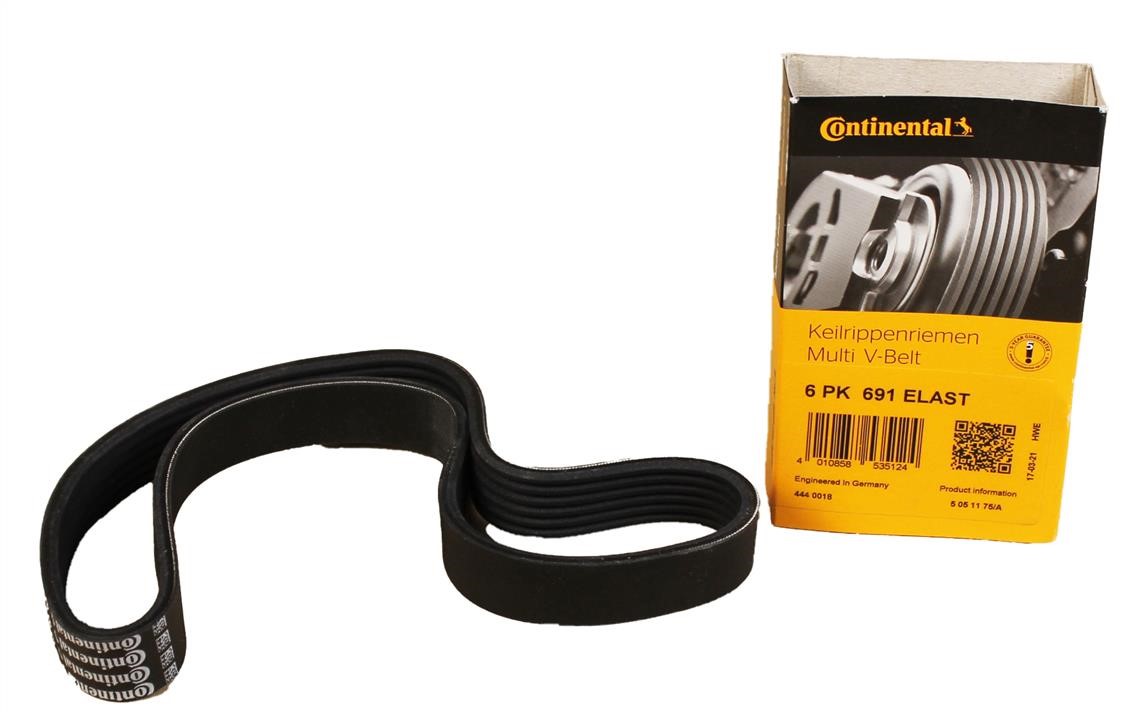 Купить Contitech 6PK691 ELAST по низкой цене в Украине!