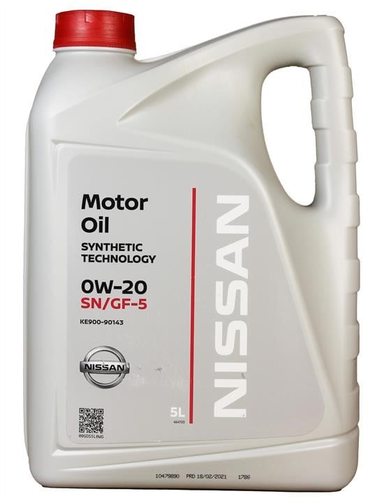 Моторна олива Nissan Motor Oil FS 0W-20, 5л Nissan KE900-90143