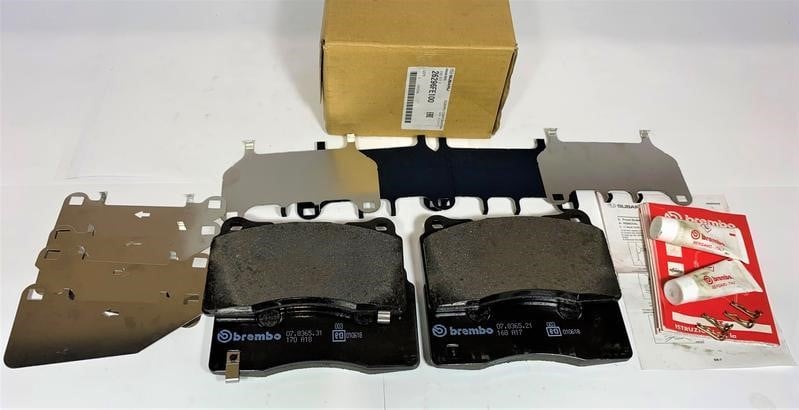 Subaru 26296FE100 Тормозные колодки дисковые передние, комплект 26296FE100: Отличная цена - Купить в Украине на EXIST.UA! 26296FE100 Subaru Тормозные колодки дисковые передние, комплект