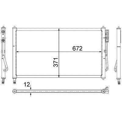Mahle/Behr Радіатор кондиціонера – ціна 5235 UAH