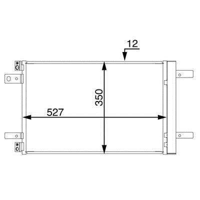 AC886000S Mahle/Behr Радиатор кондиционера