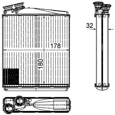 Mahle/Behr Радиатор отопителя салона – цена 3240 UAH