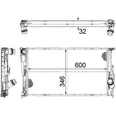 Mahle/Behr Радиатор охлаждения двигателя – цена 5397 UAH